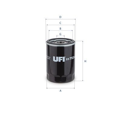 Obrázok Olejový filter UFI  2375300