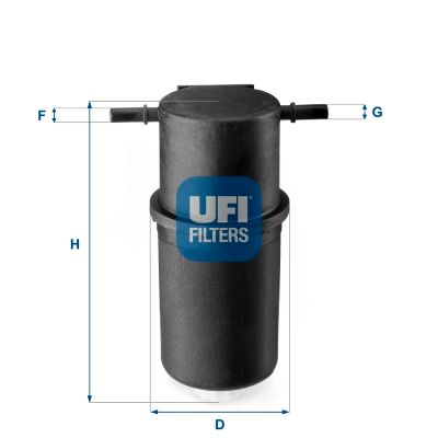 Obrázok Palivový filter UFI  2414400