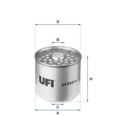 Obrázok Palivový filter UFI  2436000