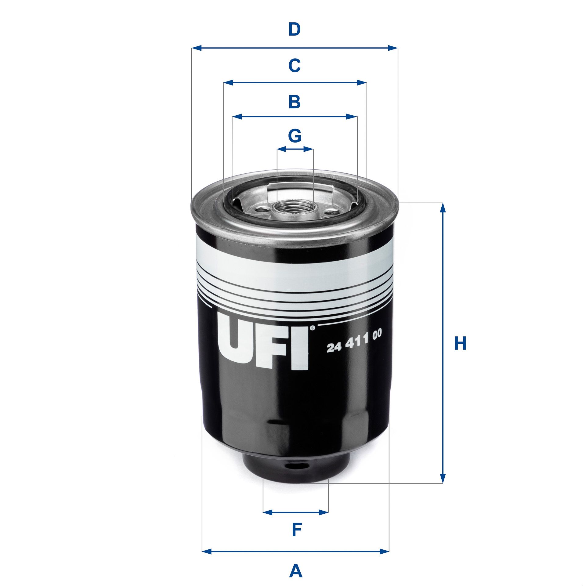 Obrázok Palivový filter UFI  2441100