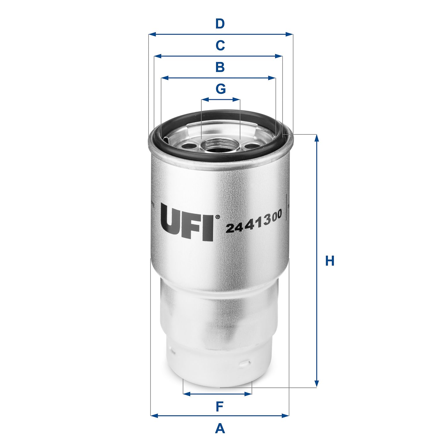 Obrázok Palivový filter UFI  2441300