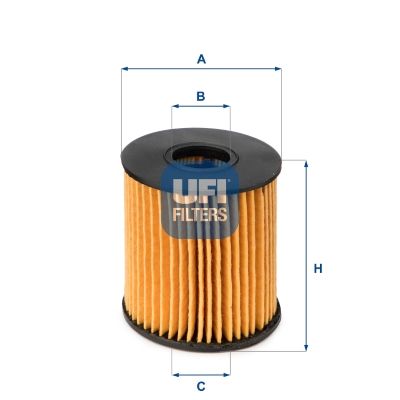Obrázok Olejový filter UFI  2506000