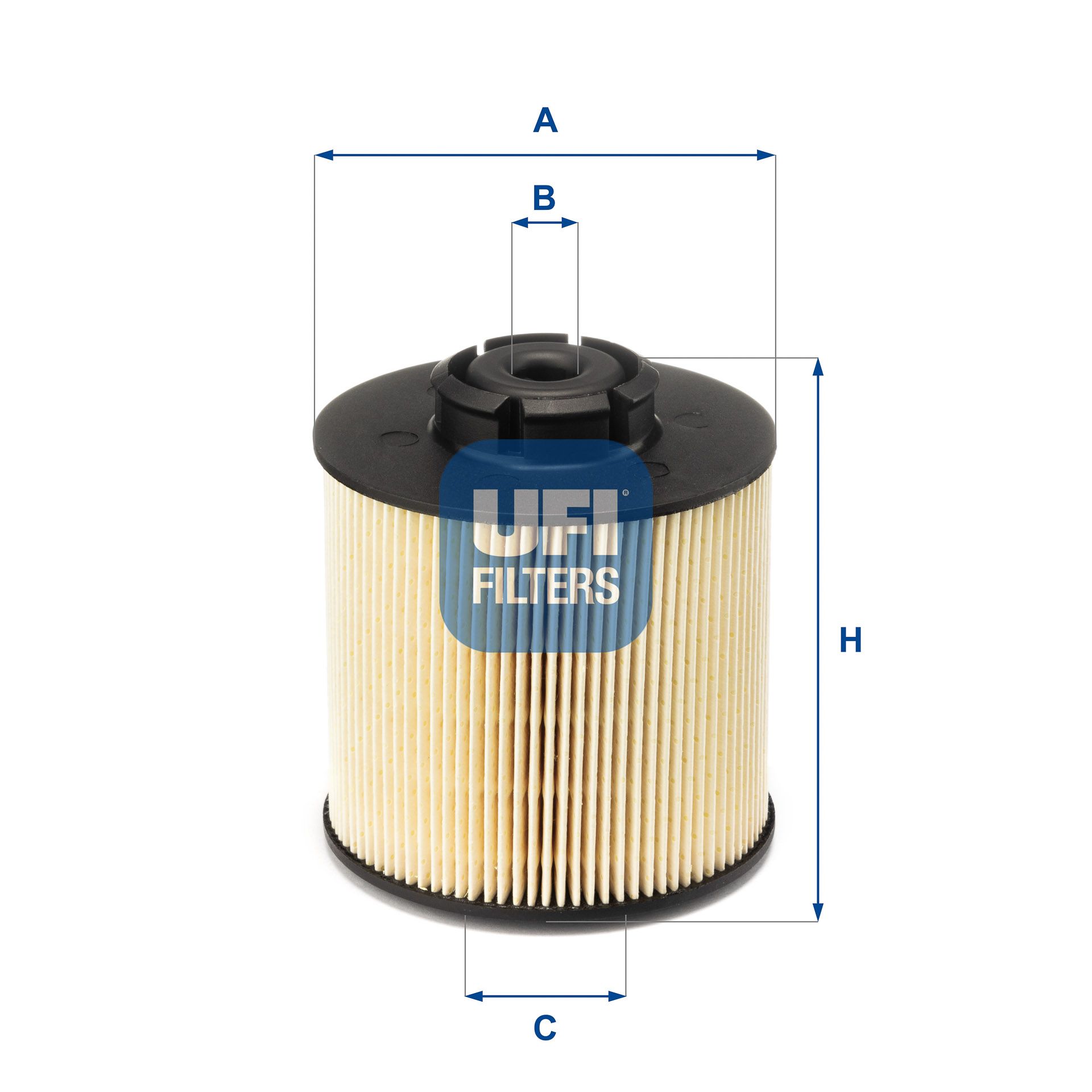 Obrázok Palivový filter UFI  2601700