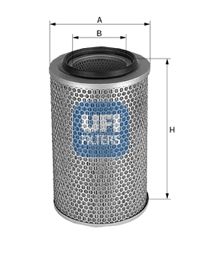 Obrázok Vzduchový filter UFI  2798700