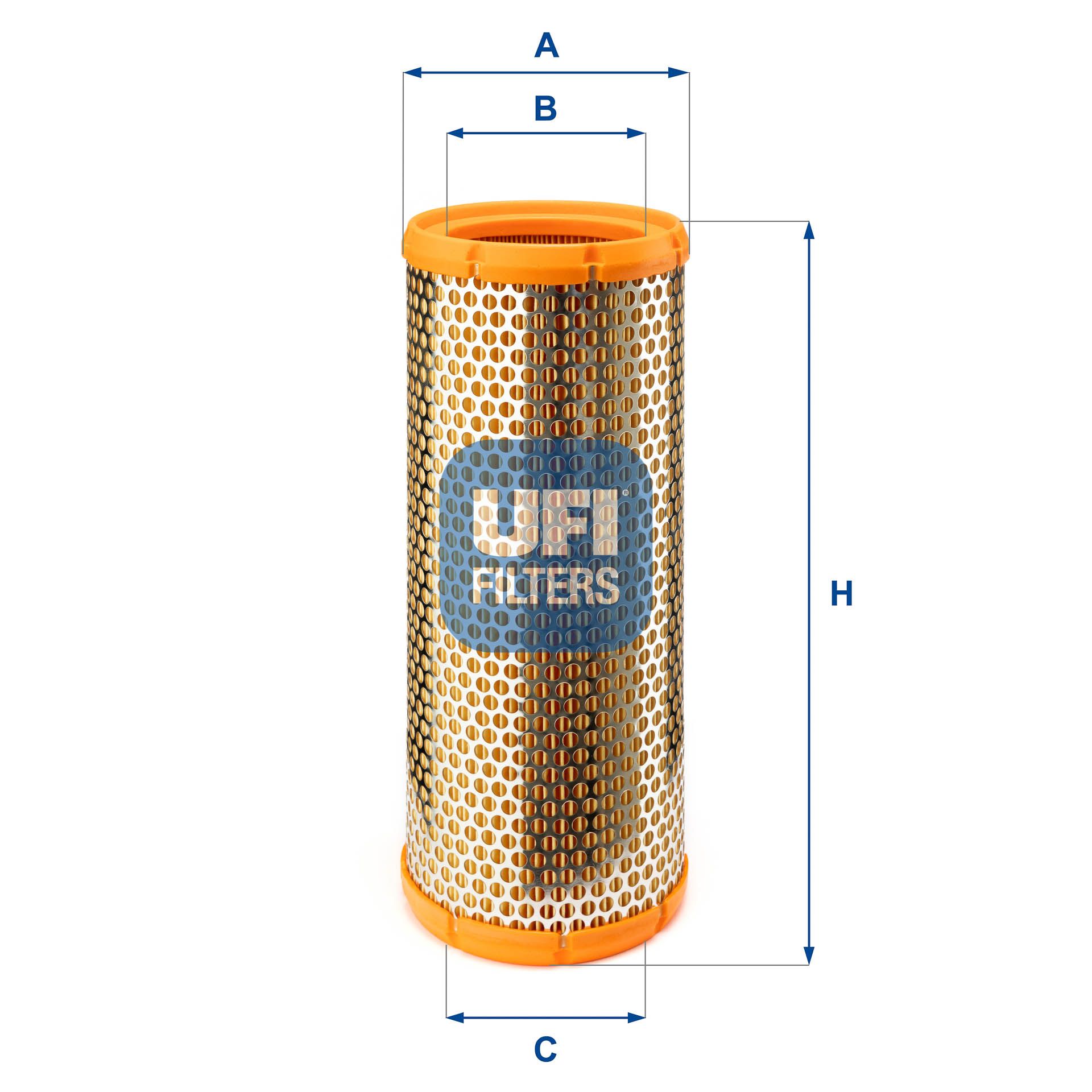 Obrázok Vzduchový filter UFI  2708400