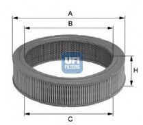 Obrázok Vzduchový filter UFI  2752000