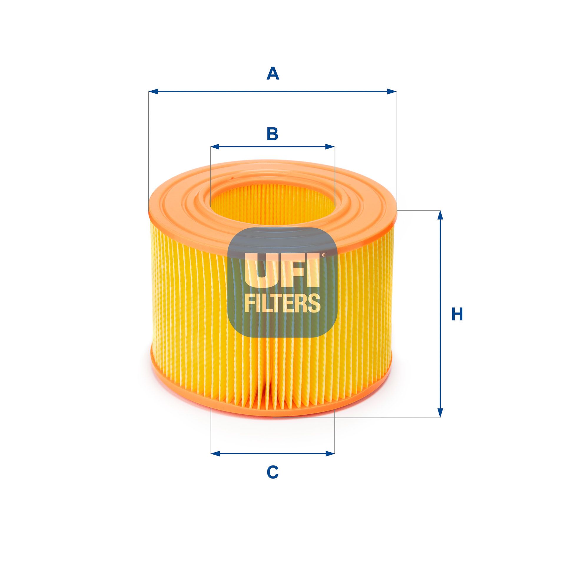 Obrázok Vzduchový filter UFI  2714900
