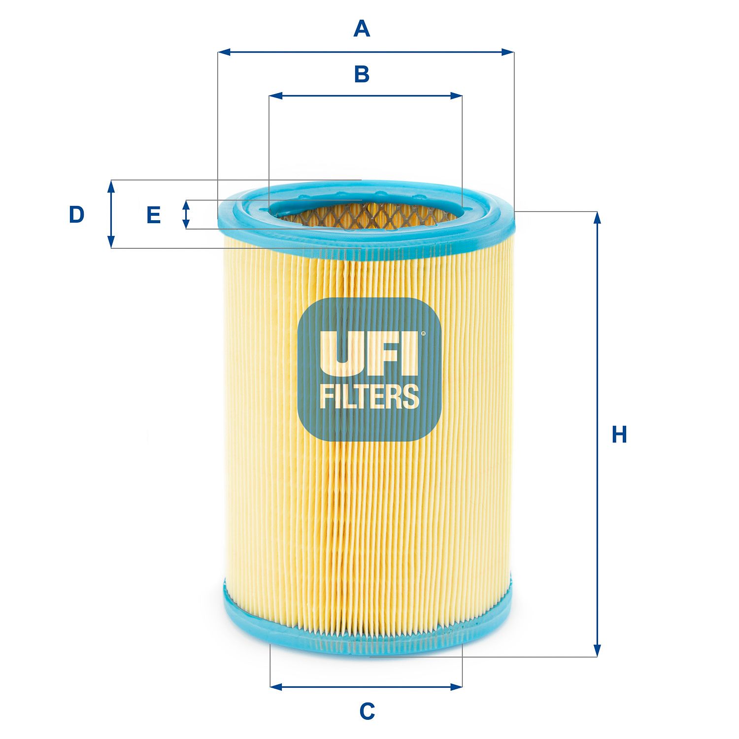 Obrázok Vzduchový filter UFI  2725200