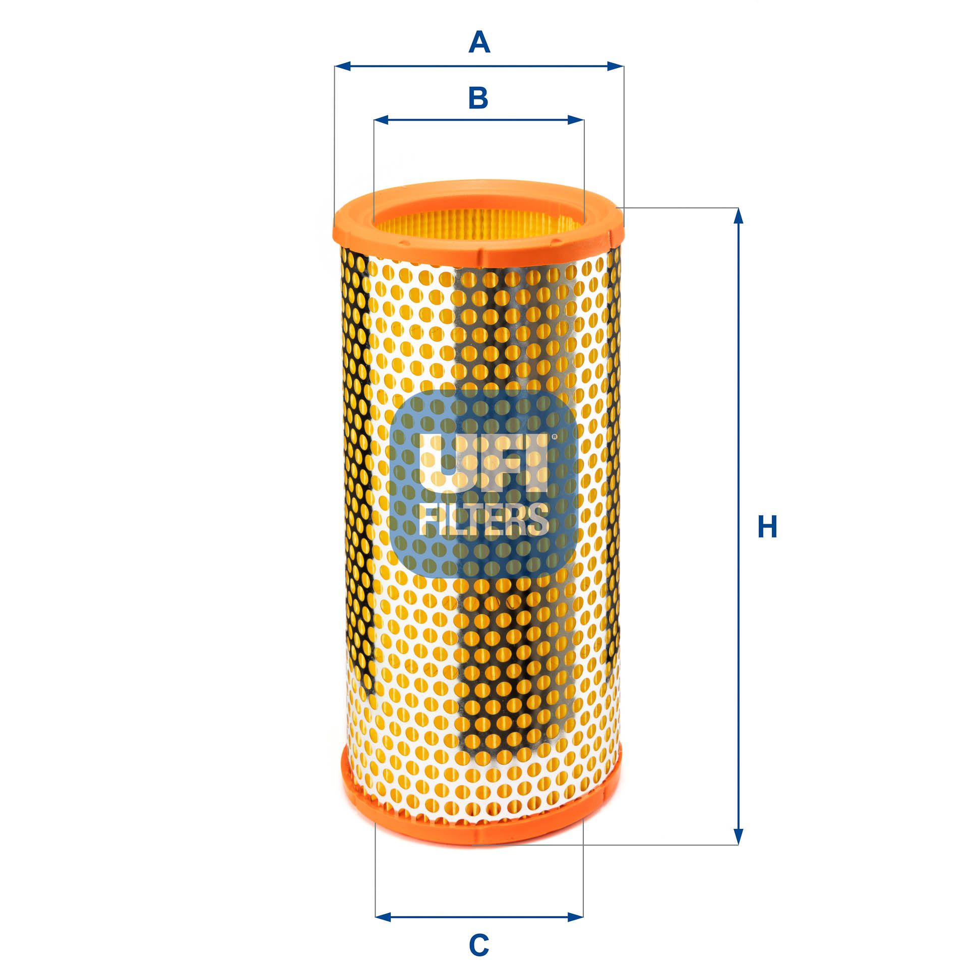 Obrázok Vzduchový filter UFI  2725300