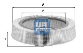 Obrázok Vzduchový filter UFI  3080400