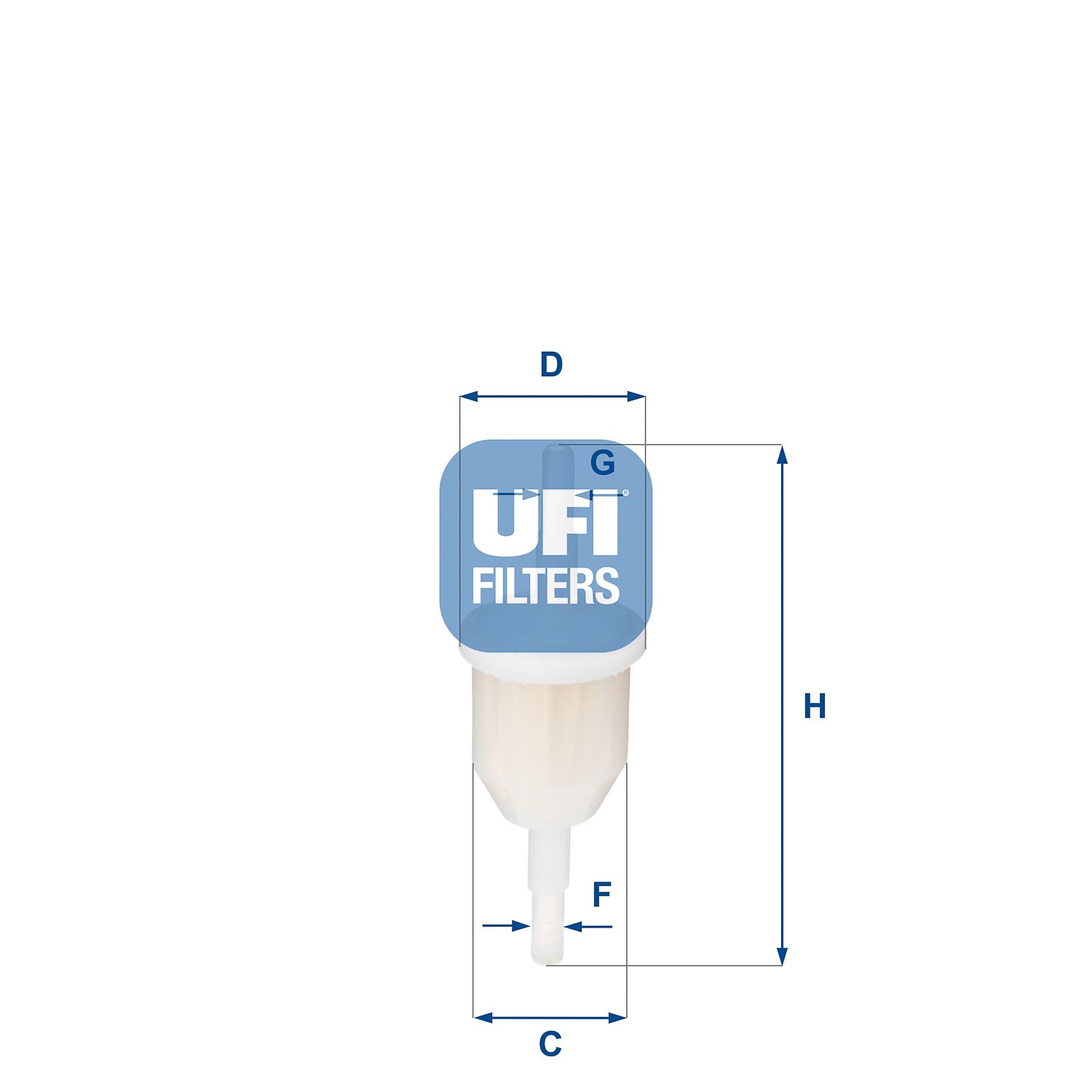 Obrázok Palivový filter UFI  3100900
