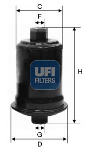 Obrázok Palivový filter UFI  3155600