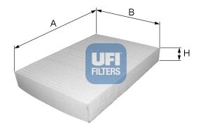 Obrázok Filter vnútorného priestoru UFI  5301000