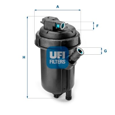 Obrázok Palivový filter UFI  5513400