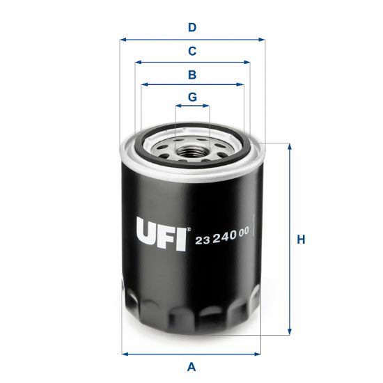 Obrázok Olejový filter UFI  2324000