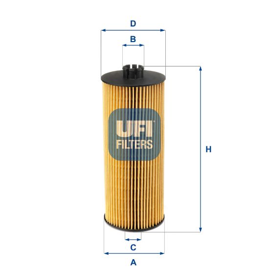 Obrázok Olejový filter UFI  2500500