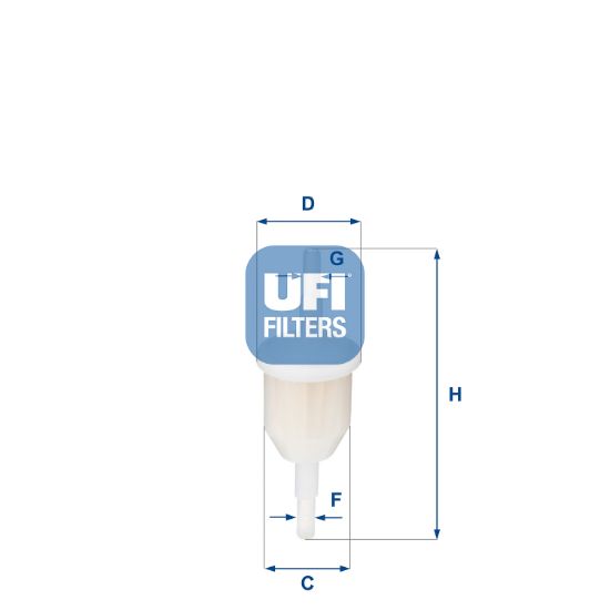 Obrázok Palivový filter UFI  3100900