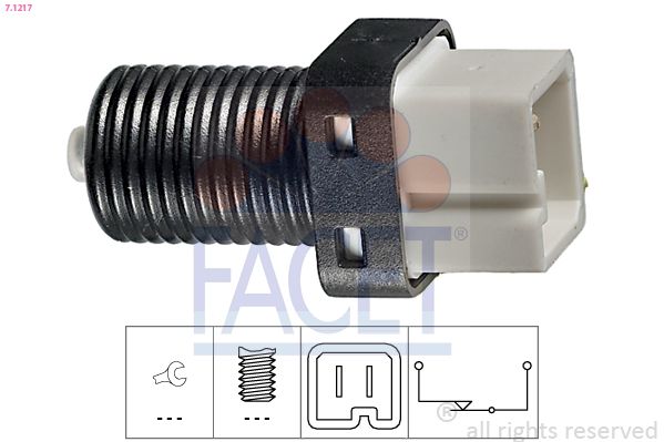 Obrázok Spínač brzdových svetiel FACET Made in Italy - OE Equivalent 71217