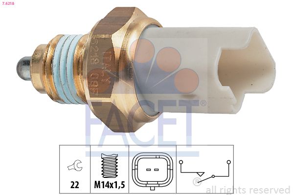Obrázok Spínač cúvacích svetiel FACET Made in Italy - OE Equivalent 76218