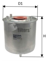 Obrázok Palivový filter CLEAN FILTERS  DN2715