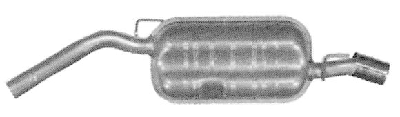Obrázok Koncový tlmič výfuku IMASAF  605507