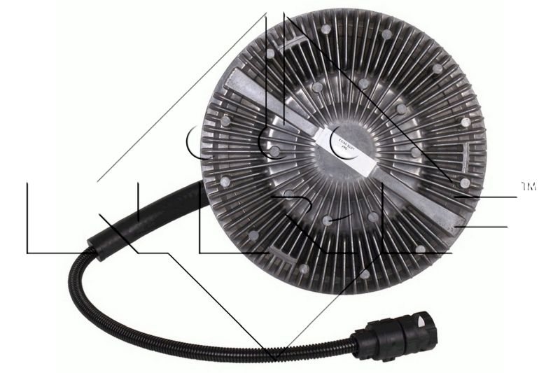 Obrázok Spojka ventilátora chladenia NRF  49023