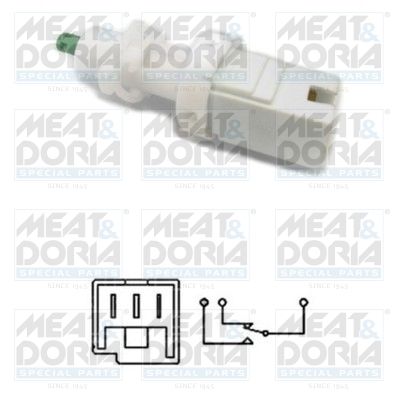 Obrázok Spínač brzdových svetiel MEAT & DORIA  35012