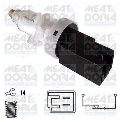 Obrázok Spínač brzdových svetiel MEAT & DORIA  35020