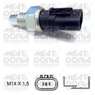 Obrázok Spínač cúvacích svetiel MEAT & DORIA  36018