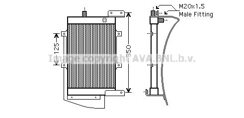 Obrázok Kompresor klimatizácie AVA QUALITY COOLING  ALK106