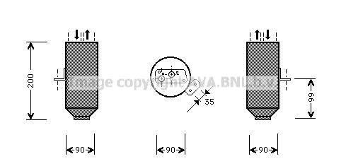 Obrázok vysúżač klimatizácie AVA QUALITY COOLING  BWD219