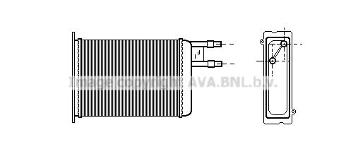 Obrázok Výmenník tepla vnútorného kúrenia AVA QUALITY COOLING  CN6128