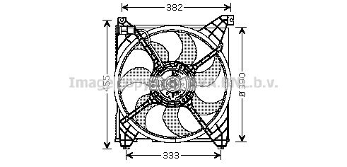 Obrázok Ventilátor chladenia motora AVA QUALITY COOLING  HY7508