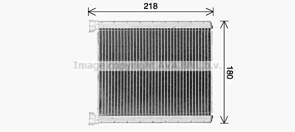Obrázok Výmenník tepla vnútorného kúrenia AVA QUALITY COOLING  MS6763