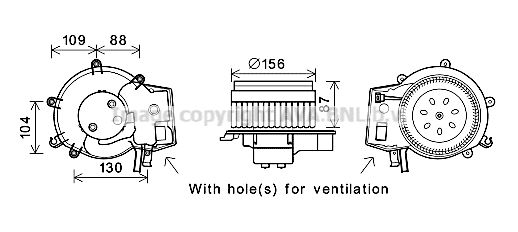 Obrázok Vnútorný ventilátor AVA QUALITY COOLING  MS8625