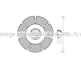 Obrázok Vnútorný ventilátor AVA QUALITY COOLING  MS8662