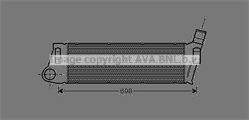 Obrázok Chladič plniaceho vzduchu AVA QUALITY COOLING  RTA4316