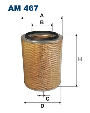 Obrázok Vzduchový filter FILTRON  AM467
