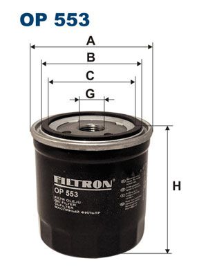 Obrázok Olejový filter FILTRON  OP553