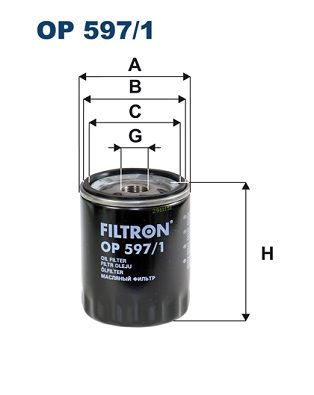 Obrázok Olejový filter FILTRON  OP5971