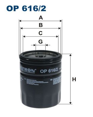 Obrázok Olejový filter FILTRON  OP6162