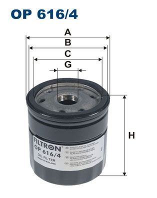 Obrázok Olejový filter FILTRON  OP6164