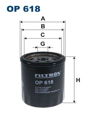 Obrázok Olejový filter FILTRON  OP618