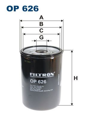 Obrázok Olejový filter FILTRON  OP626
