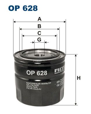 Obrázok Olejový filter FILTRON  OP628