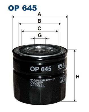 Obrázok Olejový filter FILTRON  OP645
