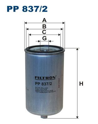 Obrázok Palivový filter FILTRON  PP8372