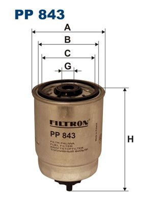 Obrázok Palivový filter FILTRON  PP843