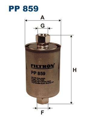 Obrázok Palivový filter FILTRON  PP859