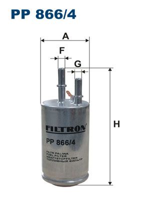 Obrázok Palivový filter FILTRON  PP8664